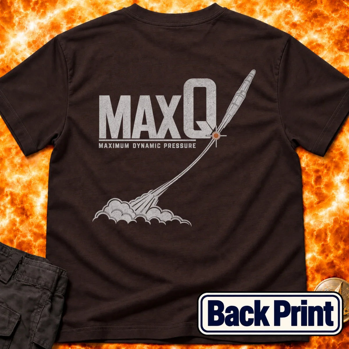 Max Q Back Print T-Shirt product image 2