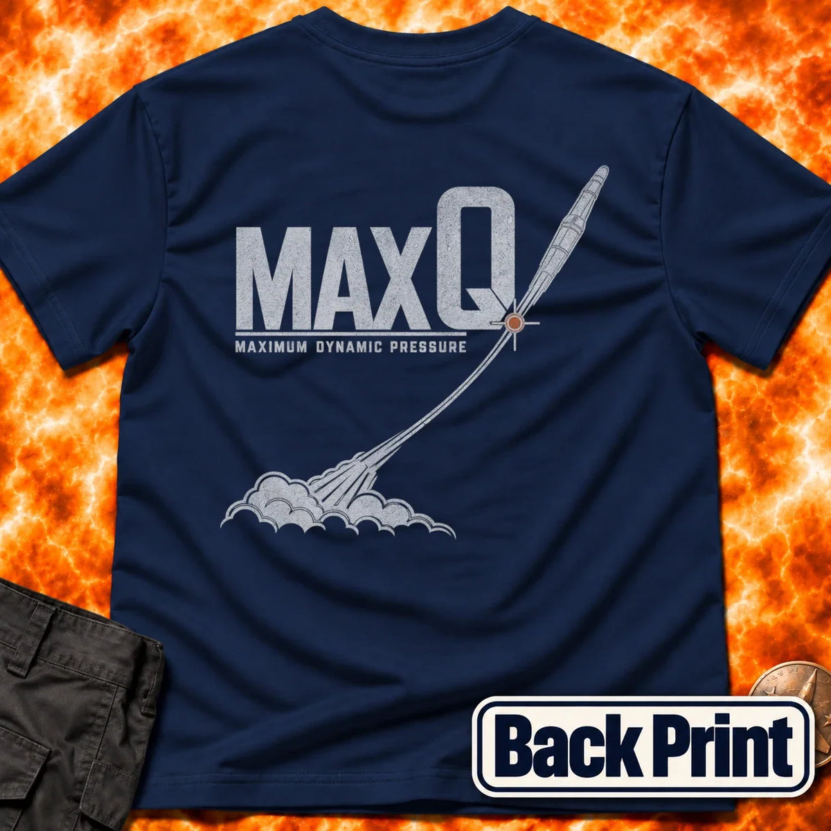 Max Q Back Print T-Shirt product image 1