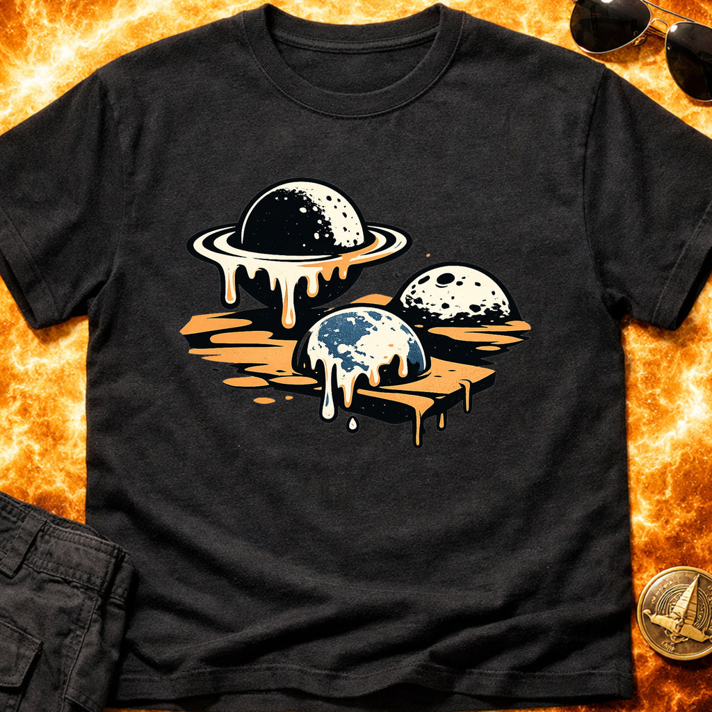 Melting Planets T-Shirt product image 4