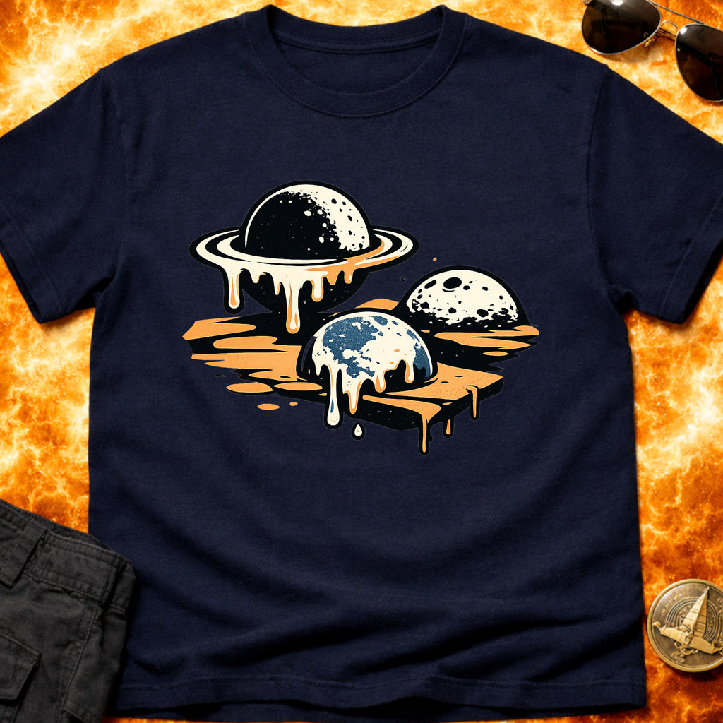 Melting Planets T-Shirt product image 1