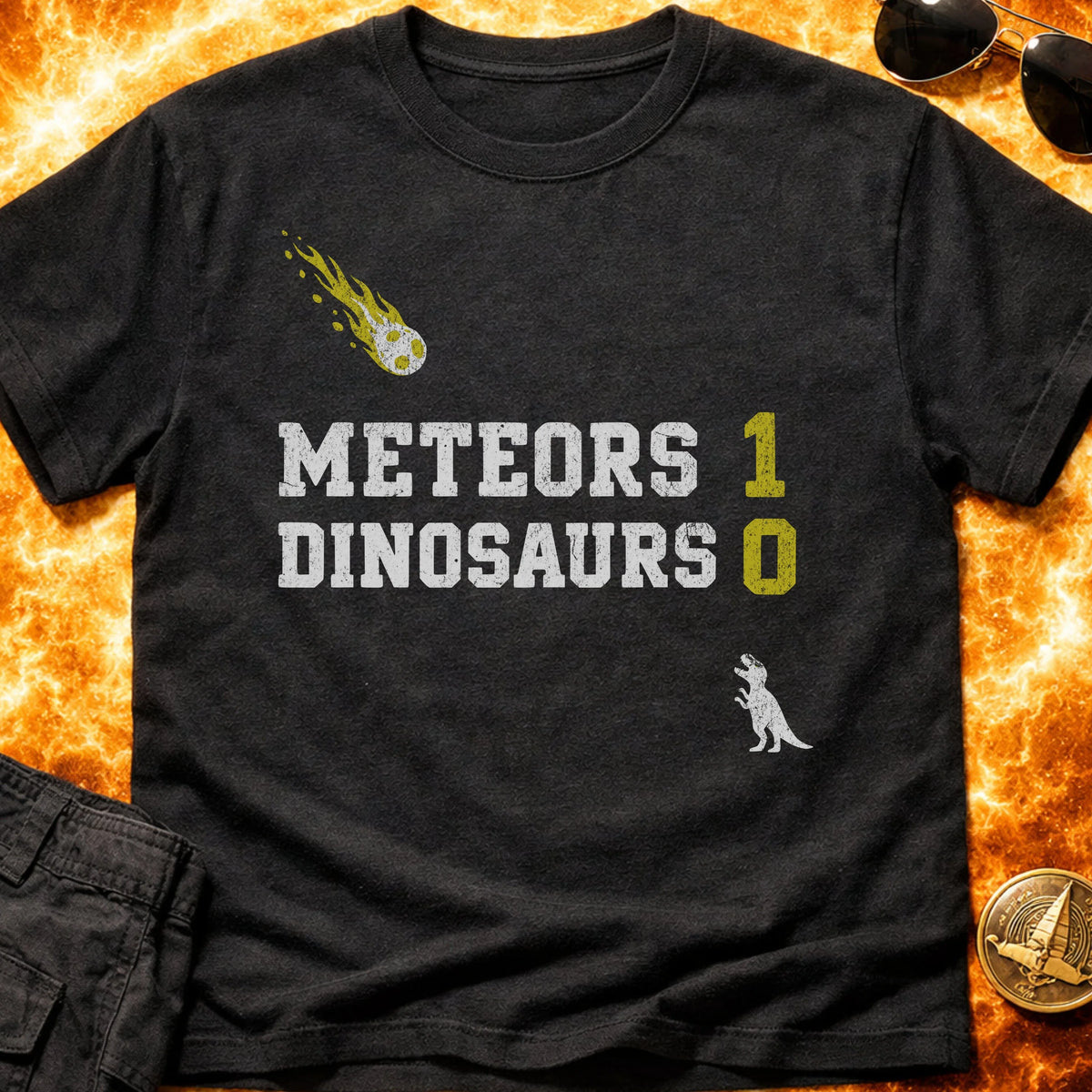 Meteors Dinosaurs T-Shirt product image 5