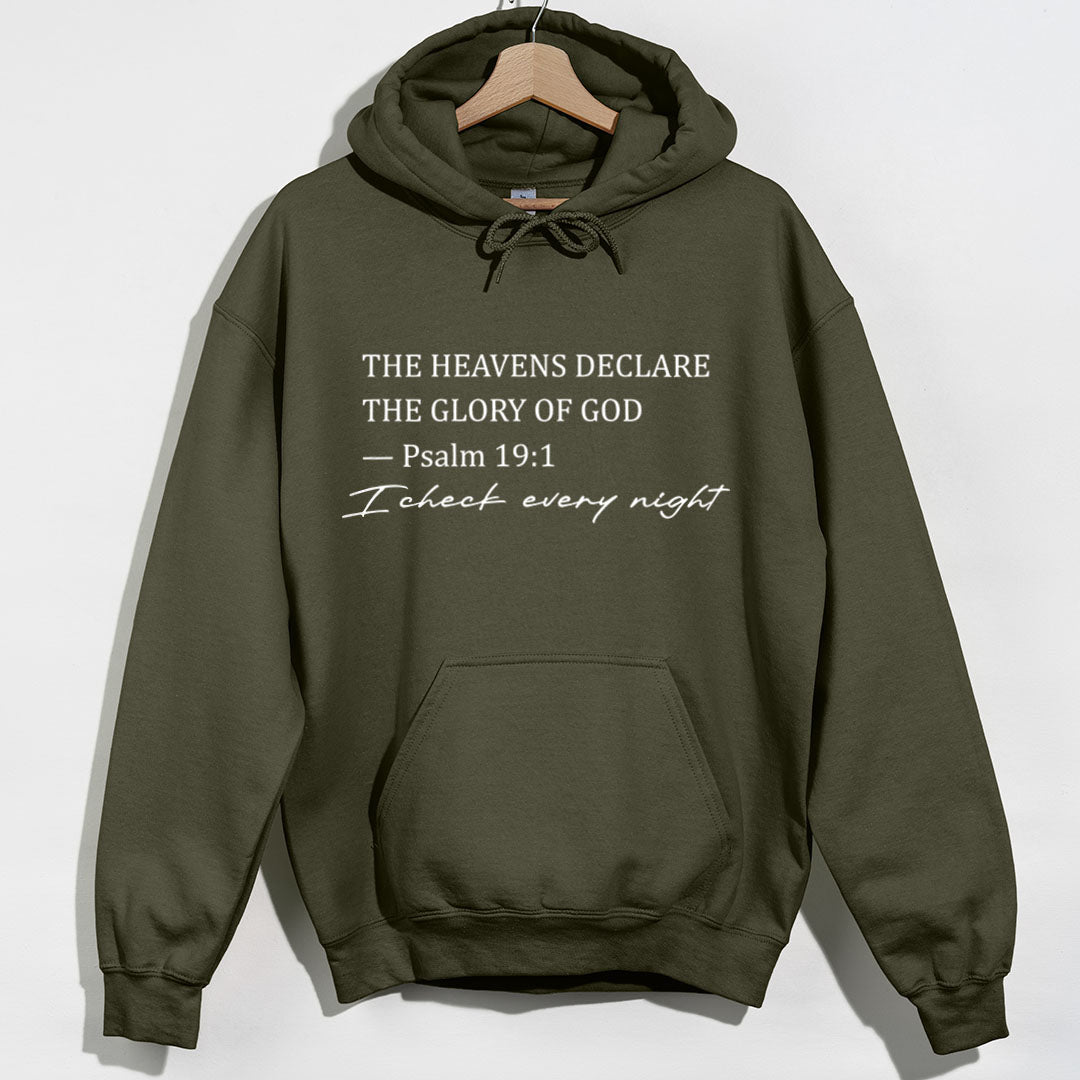 The Heavens Declare Glory Of God Hoodie product image 5