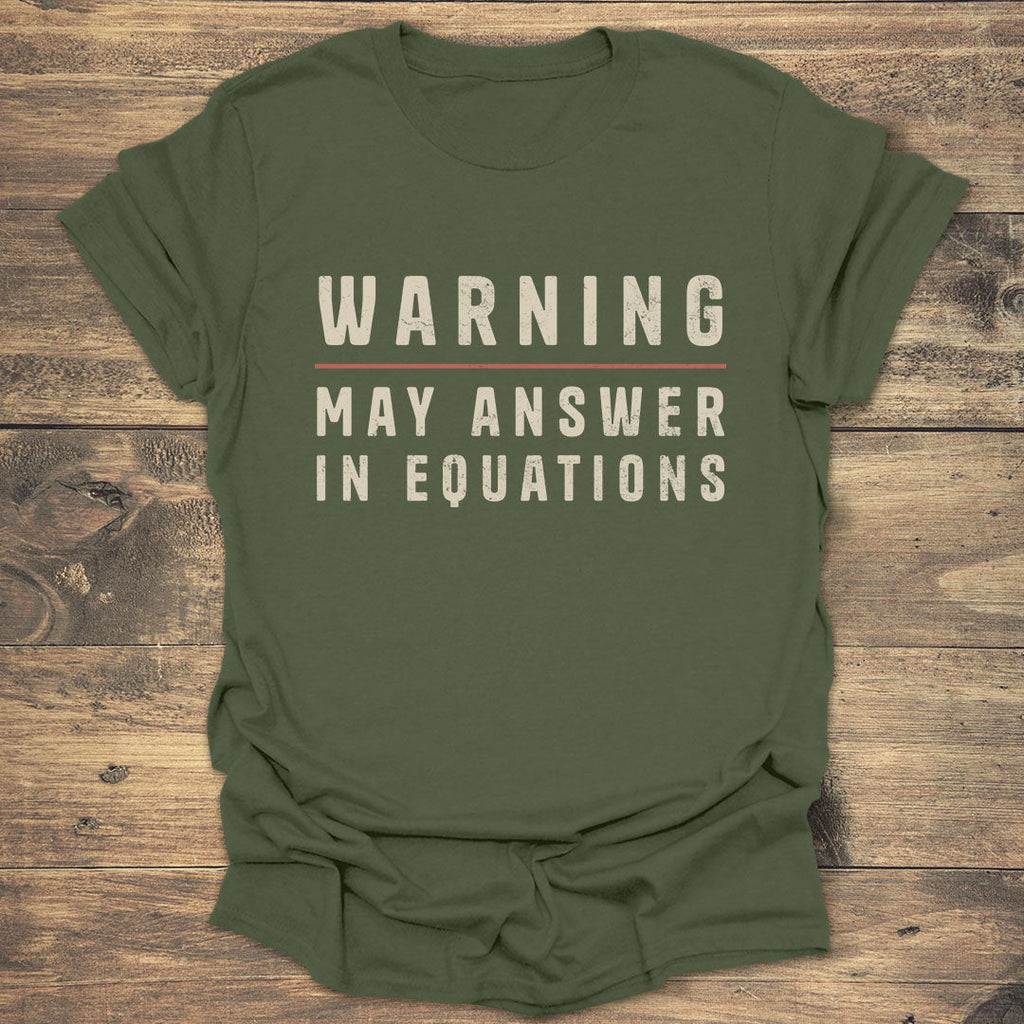Warning May Answer in Equations product image 2