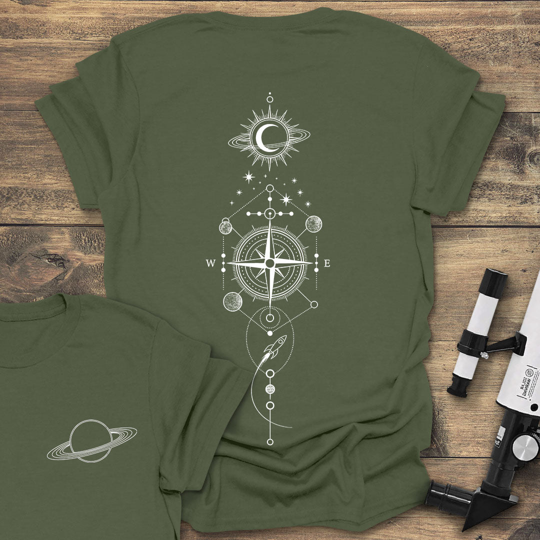 Cosmic Compass Back Print product image 4