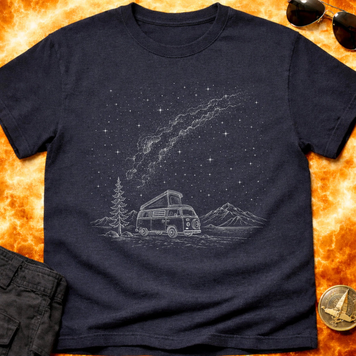 Milky Way Camper T-Shirt product image 4