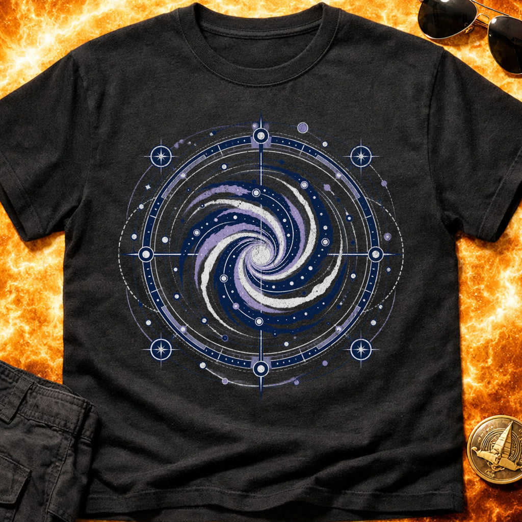 Milky Way Compass T-Shirt product image 1