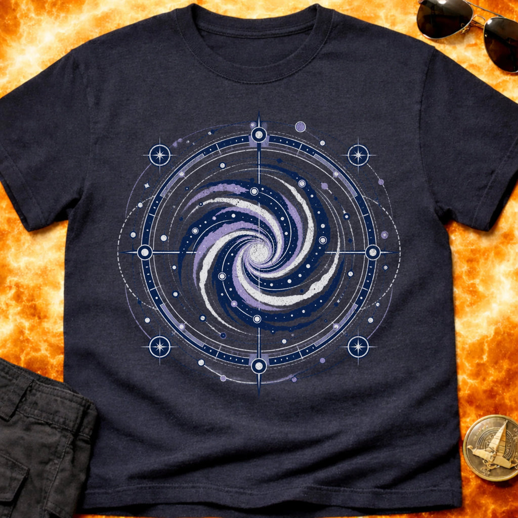 Milky Way Compass T-Shirt product image 2