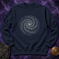Milky Way Map Crewneck Sweatshirt product image 1