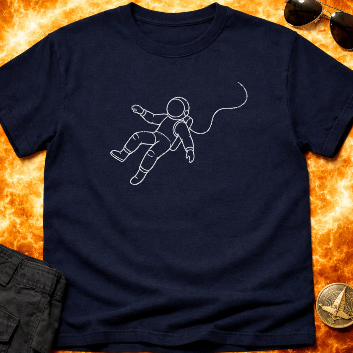 Minimal Astronaut T-Shirt product image 2