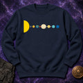 Minimal Solar System Crewneck Sweatshirt product image 1