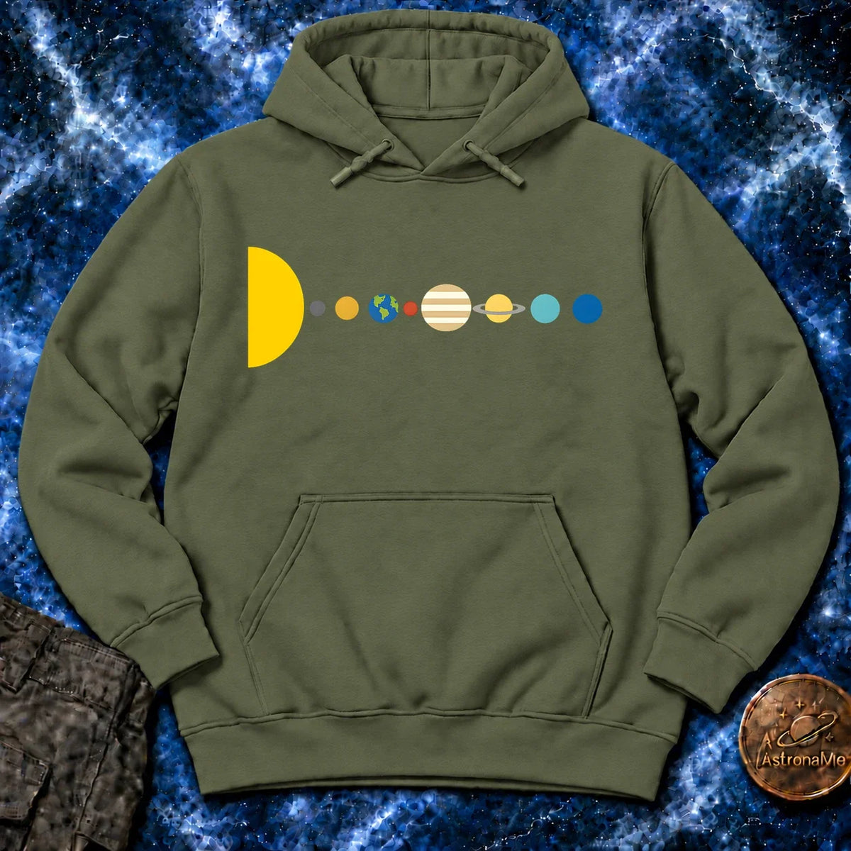 Minimal Solar System Hoodie product image 7