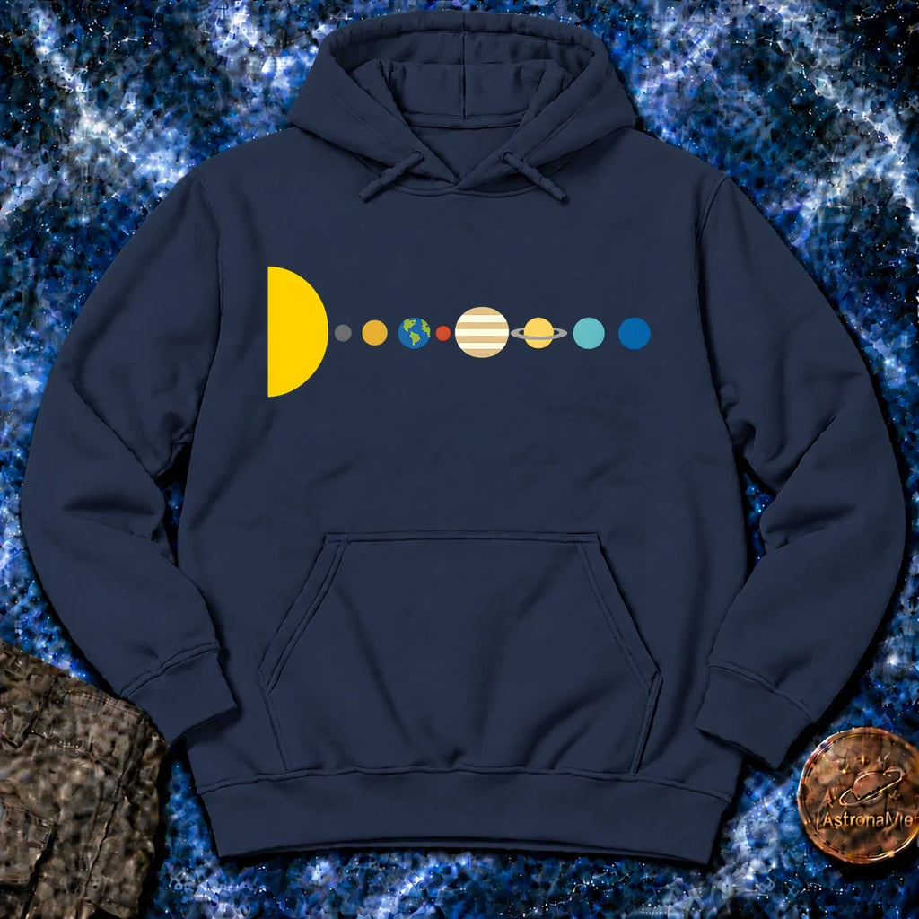 Minimal Solar System Hoodie product image 1