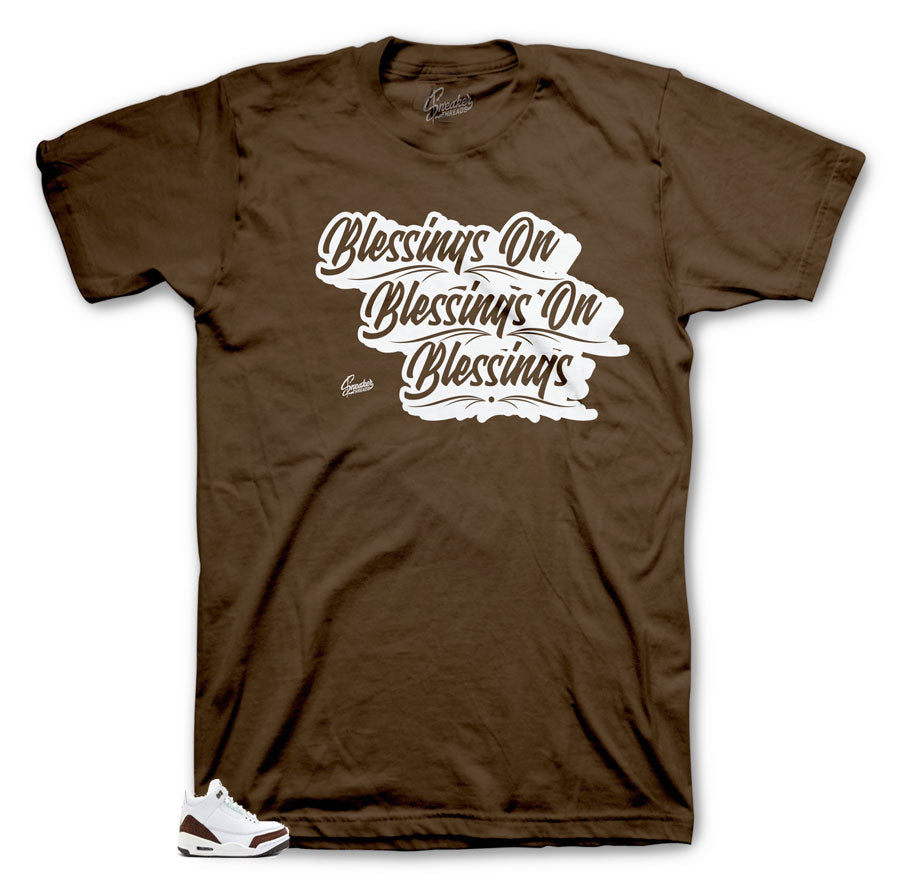 Retro 3 Mocha Blessings  Shirt