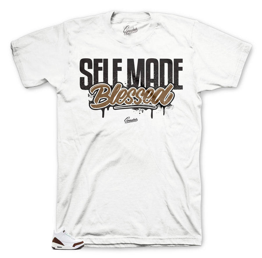 Retro 3 Mocha Self Made Shirt