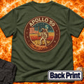 Moon Apollo Patch Back Print T-Shirt product image 1