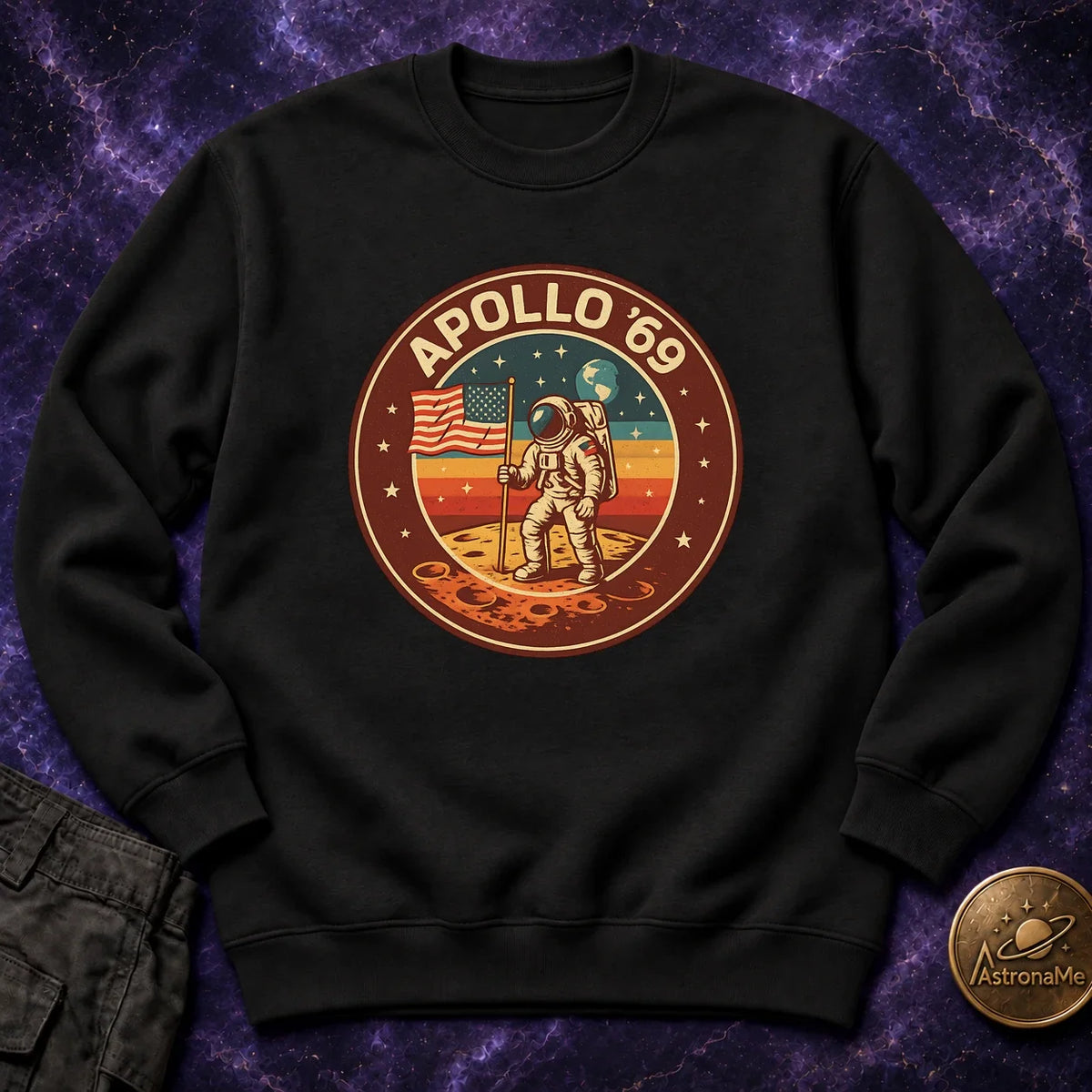 Moon Apollo Patch Crewneck Sweatshirt product image 4
