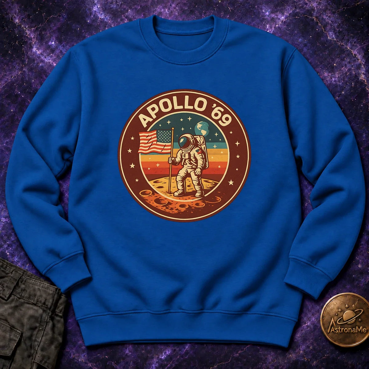 Moon Apollo Patch Crewneck Sweatshirt product image 5