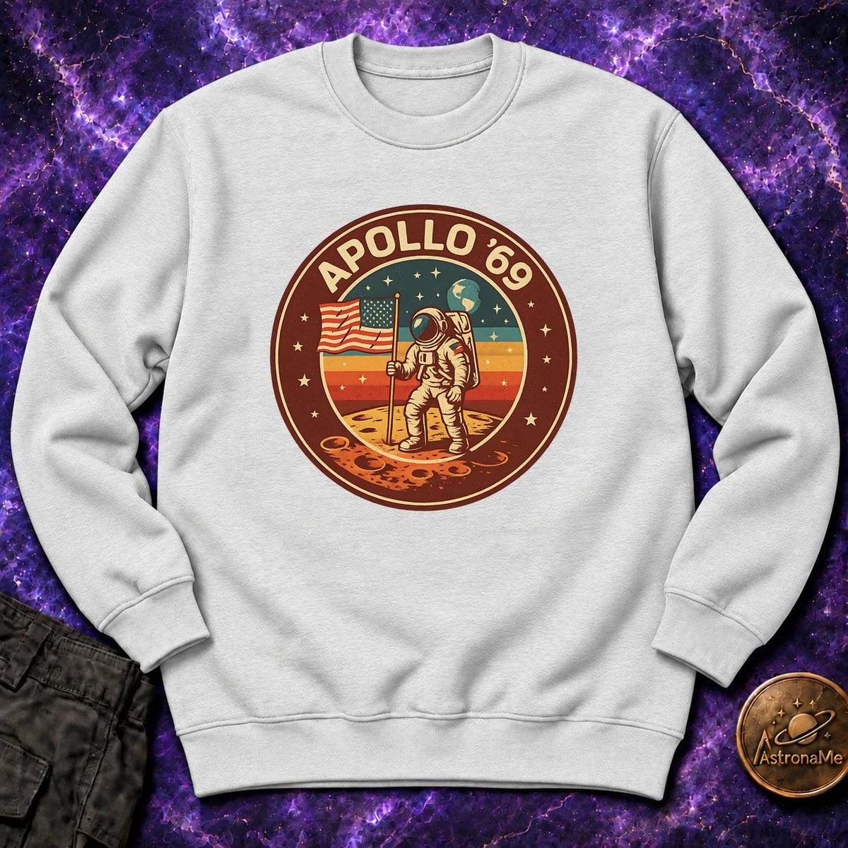 Moon Apollo Patch Crewneck Sweatshirt product image 3