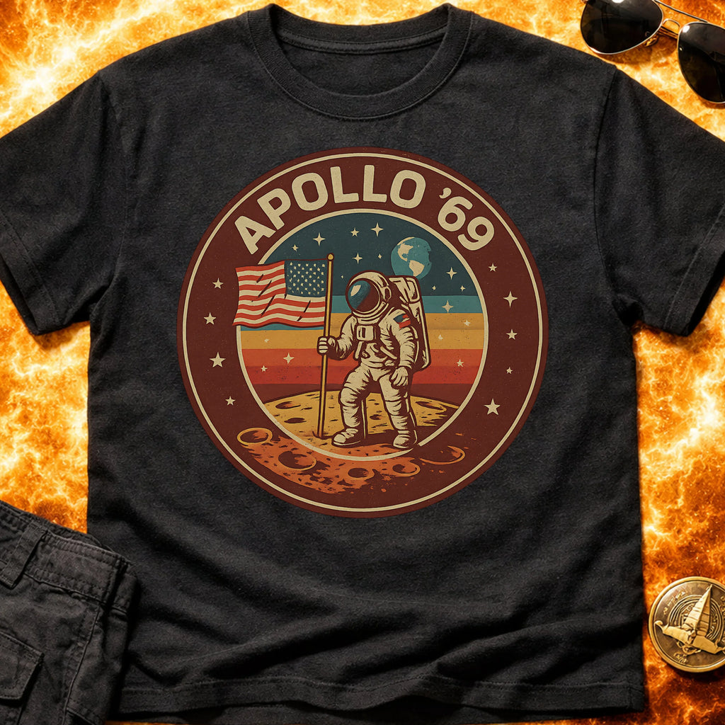 Moon Apollo Patch T-Shirt product image 2