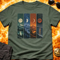 Moon Phase Panels T-Shirt product image 1