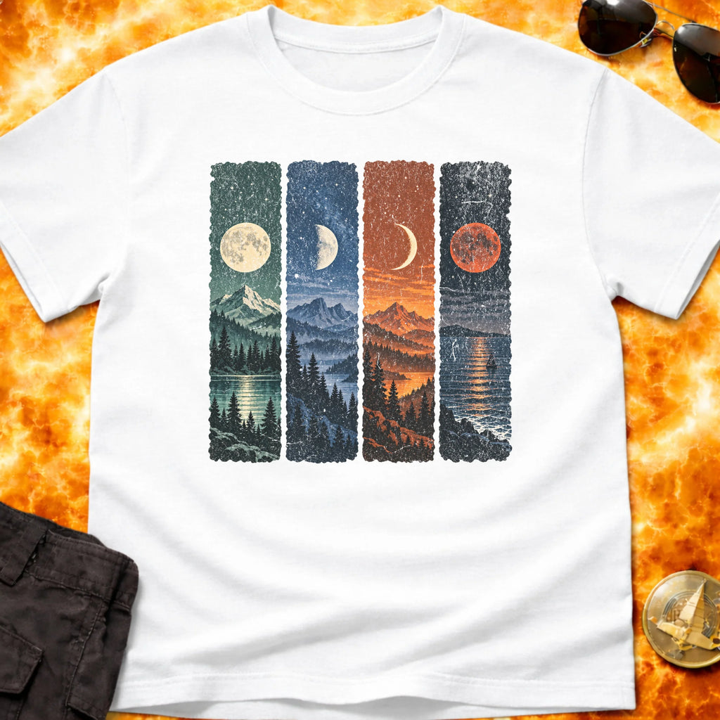 Moon Phase Panels T-Shirt product image 7