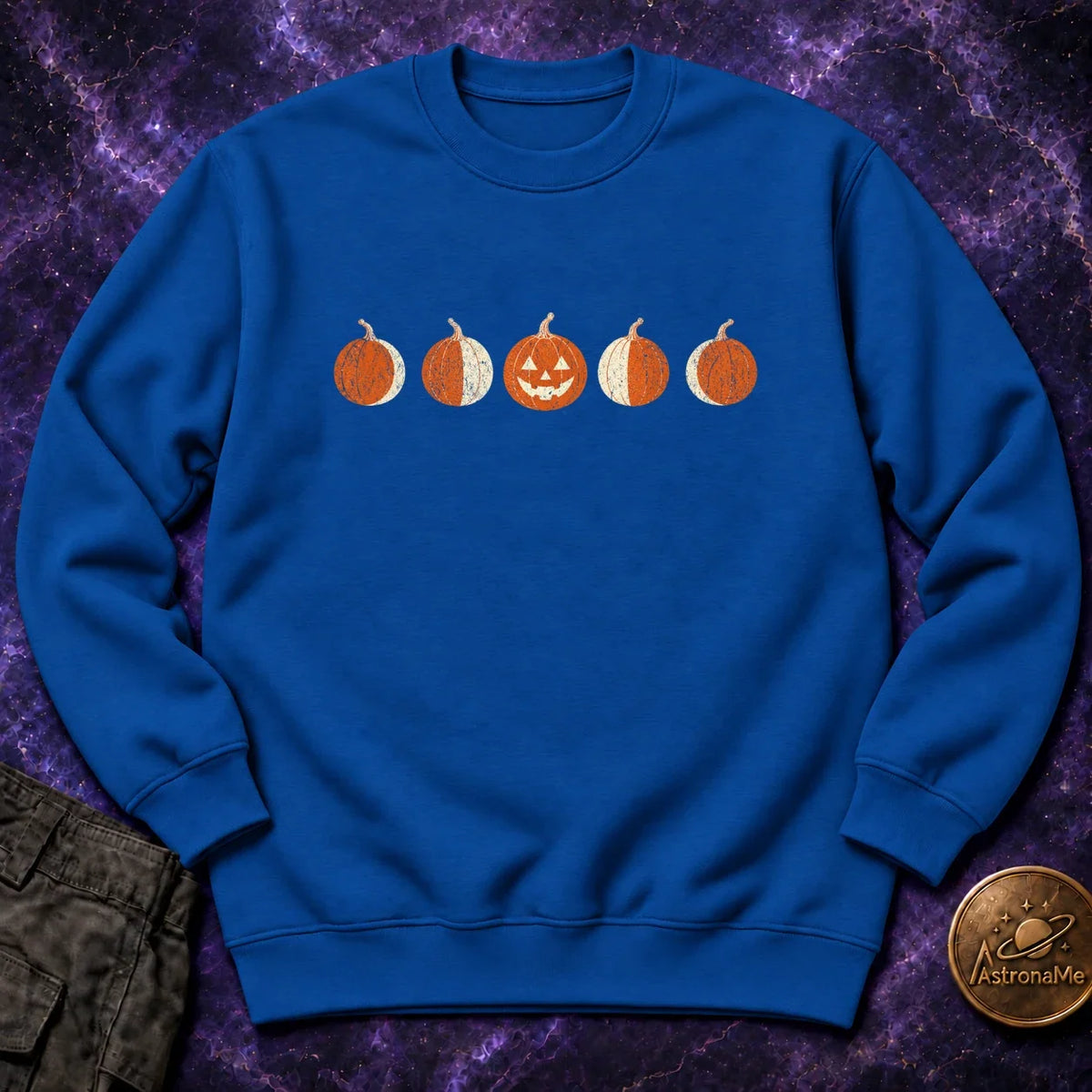 Moon Phase Pumpkins Crewneck Sweatshirt product image 4