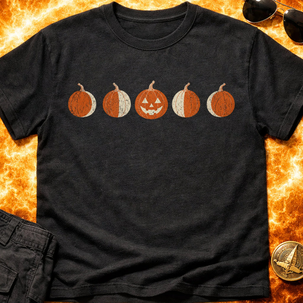 Moon Phase Pumpkins T-Shirt product image 1