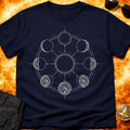Moon Phase Wheel T-Shirt product image 1