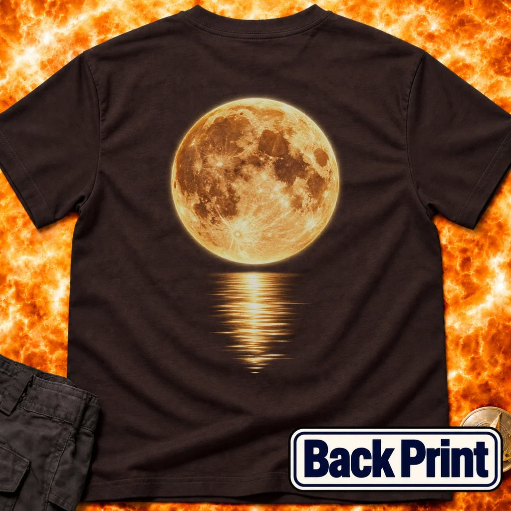 Moon Reflection Back Print T-Shirt product image 2