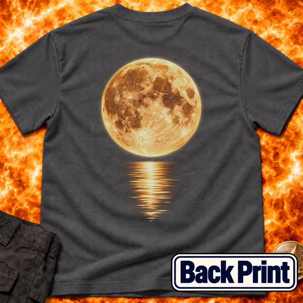 Moon Reflection Back Print T-Shirt product image 4