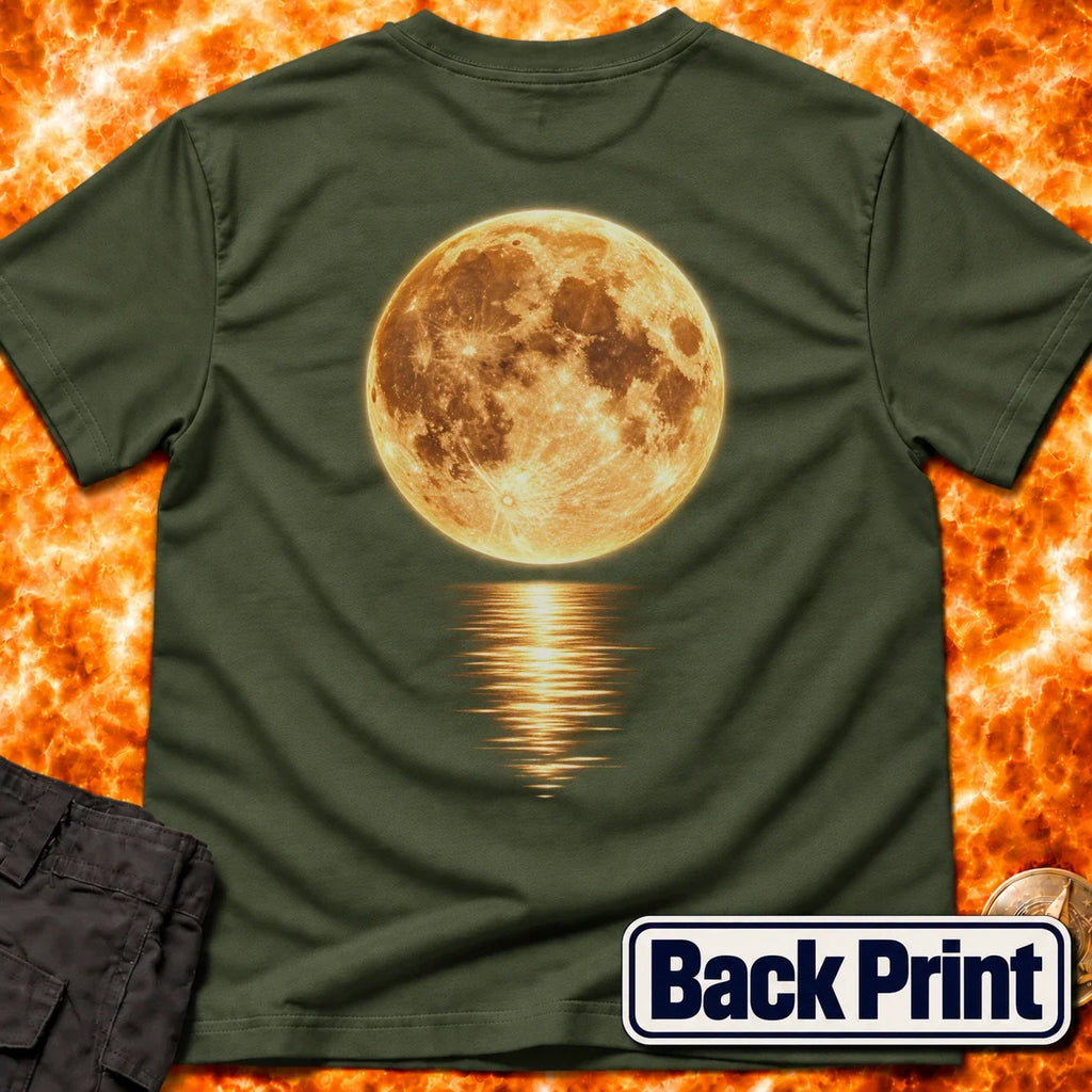 Moon Reflection Back Print T-Shirt product image 3
