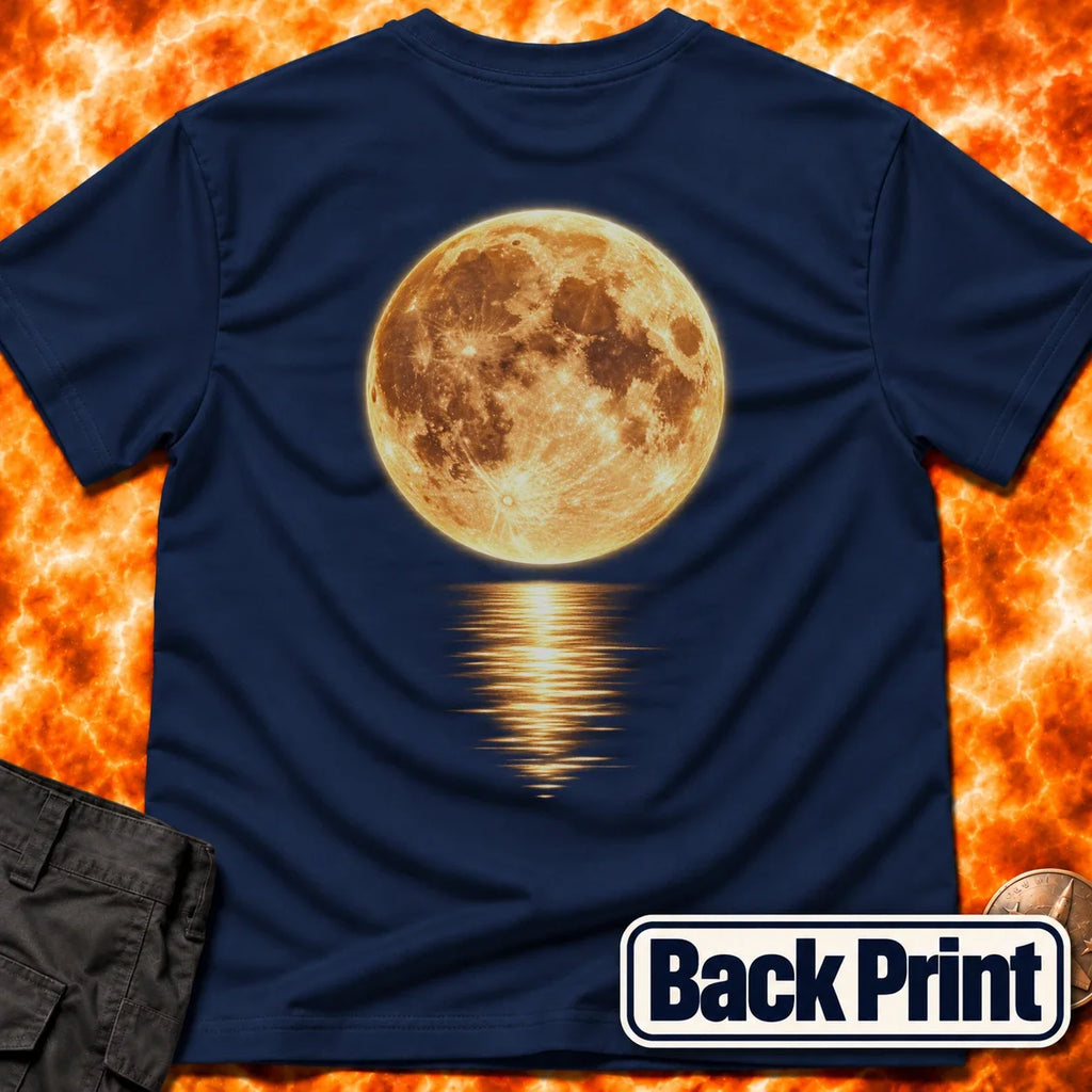 Moon Reflection Back Print T-Shirt product image 6