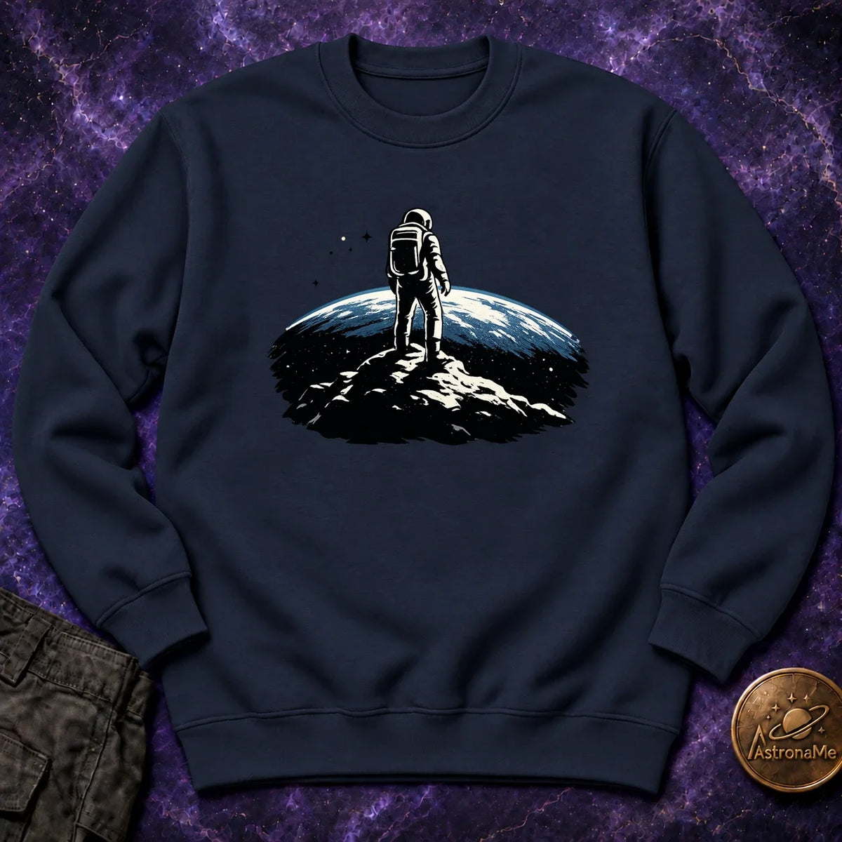 Moon With a View Crewneck Sweatshirt product image 3