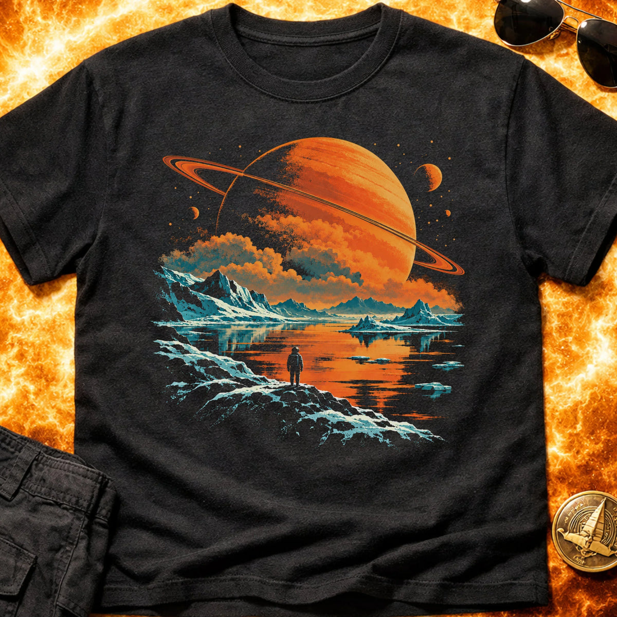Moons Of Saturn T-Shirt product image 6