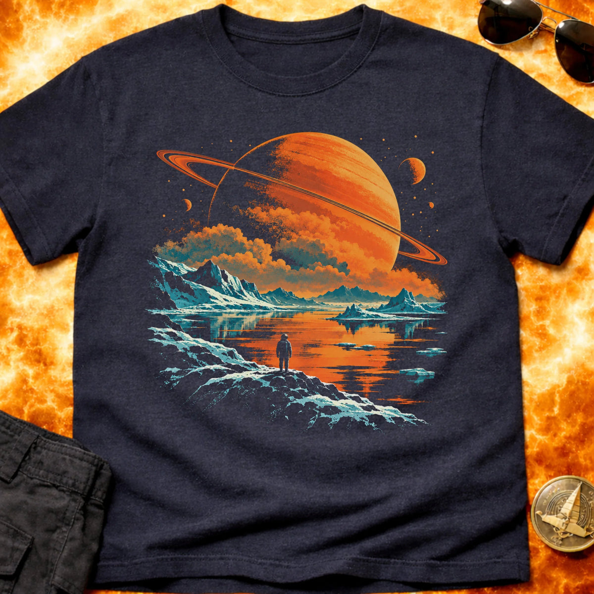 Moons Of Saturn T-Shirt product image 4