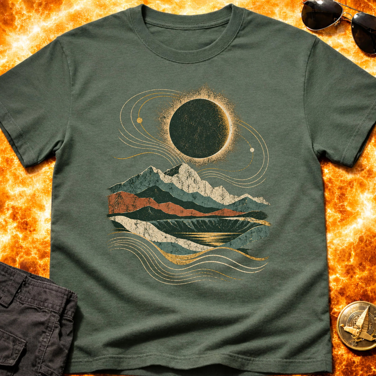 Mountain Eclipse T-Shirt product image 1