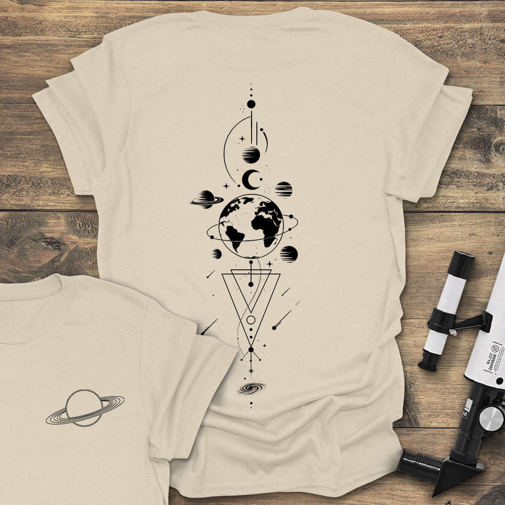 Geometric Earth Back Print product image 5