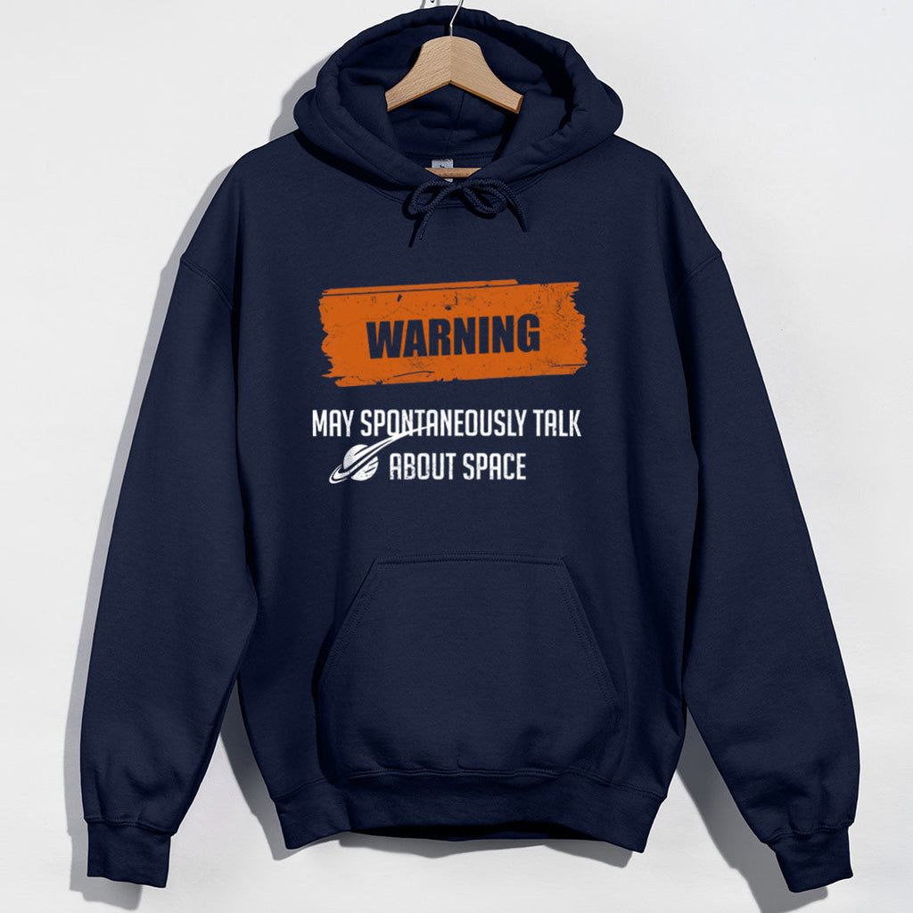Warning: Spontaneous Space Talks Hoodie product image 1