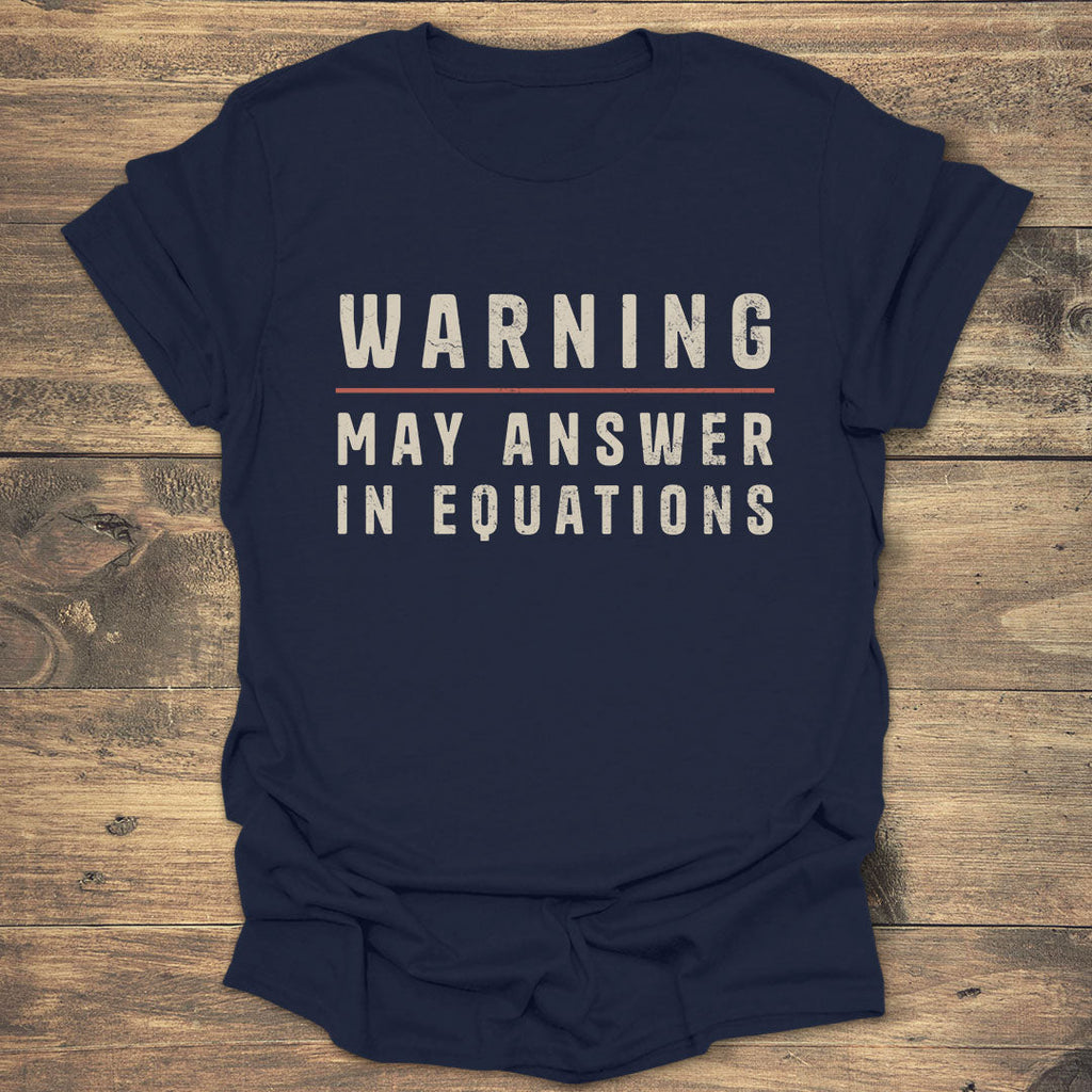 Warning May Answer in Equations product image 3