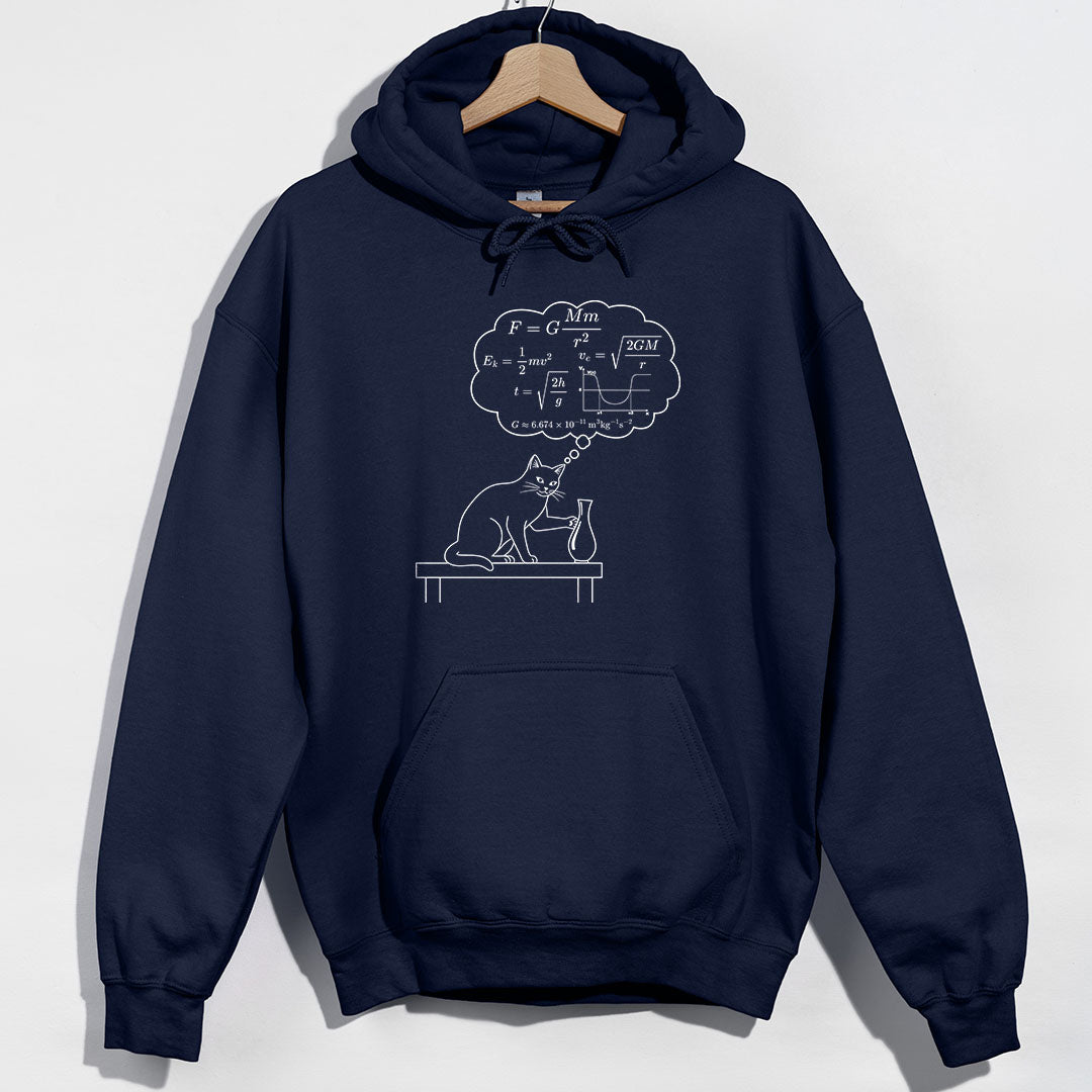 Physics Cat Gravity Equations Hoodie product image 2