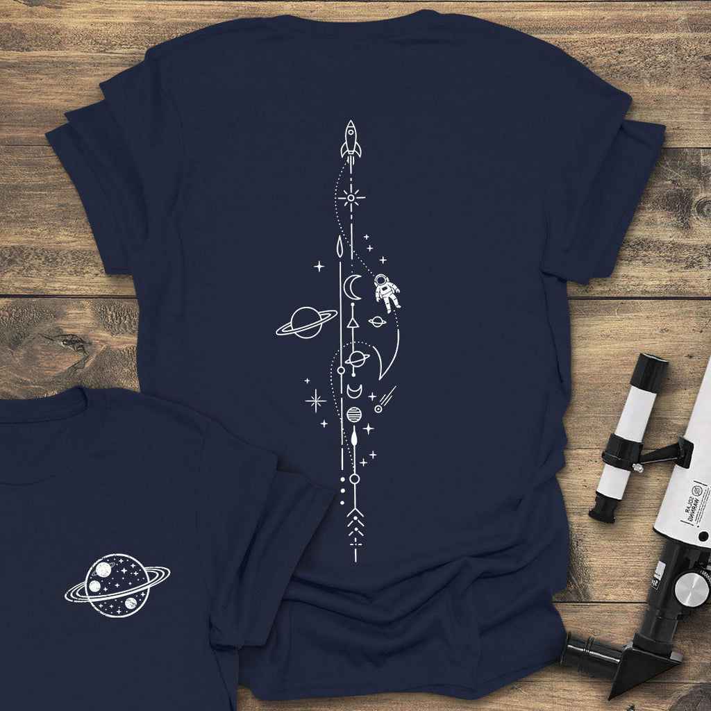 Rocket & Astronaut Back Print product image 2