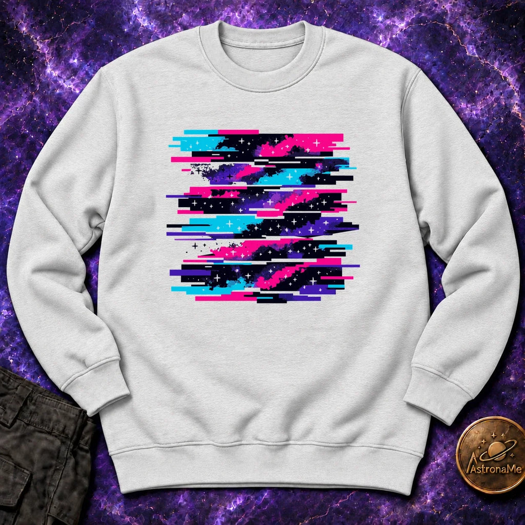 Nebula Glitch Crewneck Sweatshirt product image 4