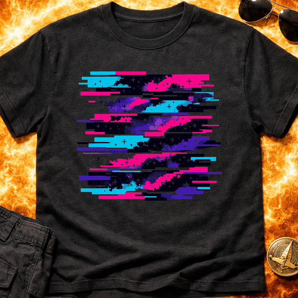 Nebula Glitch T-Shirt product image 3