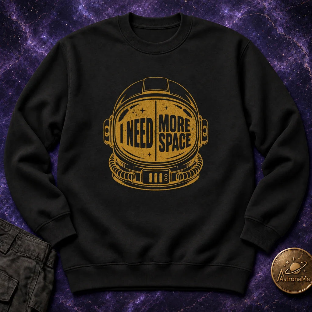 Need More Space Helmet Crewneck Sweatshirt product image 1