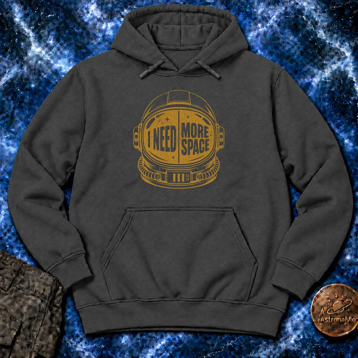 Need More Space Helmet Hoodie product image 2