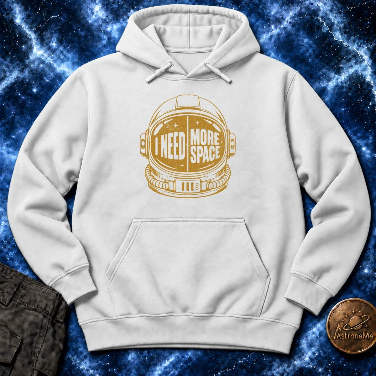 Need More Space Helmet Hoodie product image 4