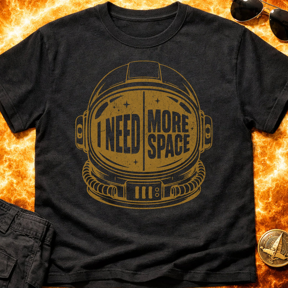 Need More Space Helmet T-Shirt product image 2