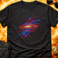 Neon Galaxy Centre T-Shirt product image 1