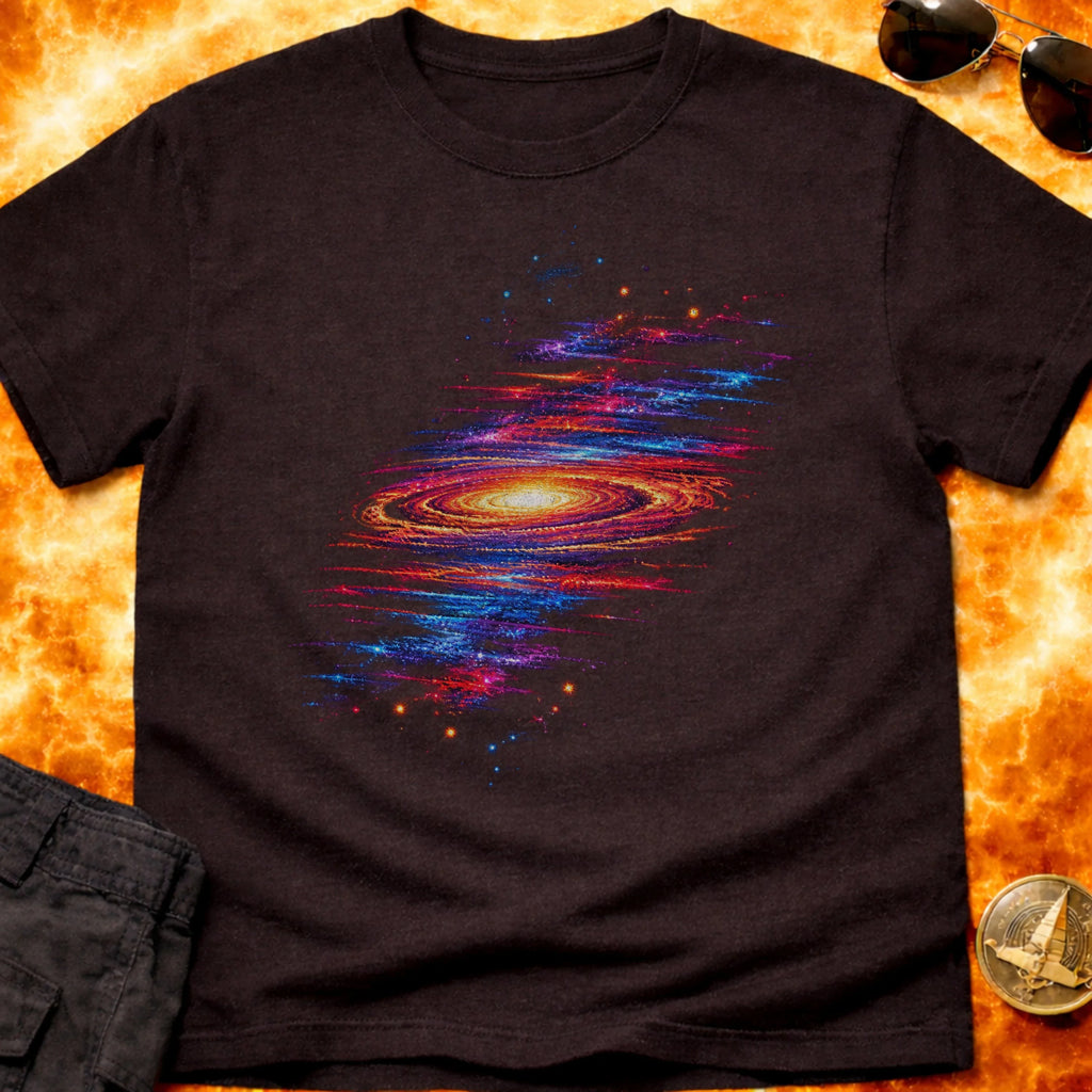 Neon Galaxy Centre T-Shirt product image 3