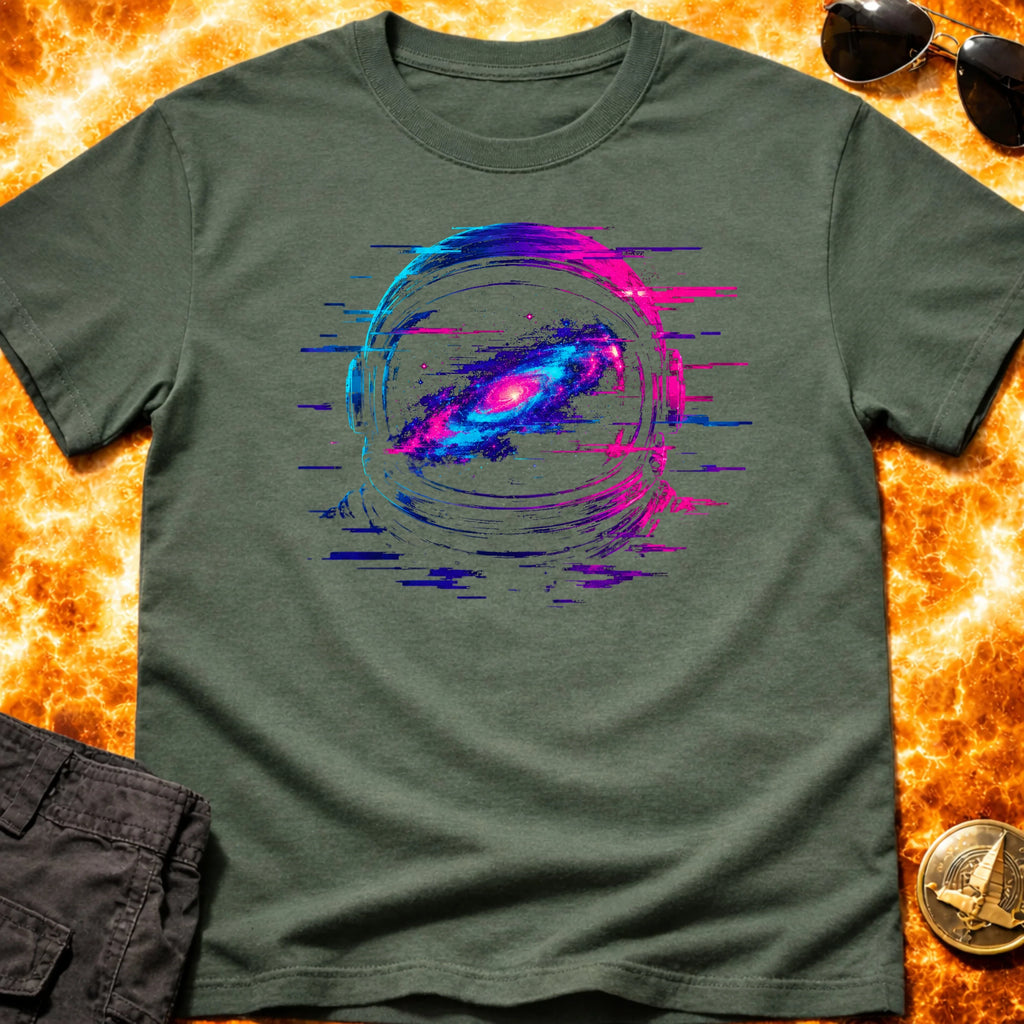 Neon Helmet Galaxy T-Shirt product image 3
